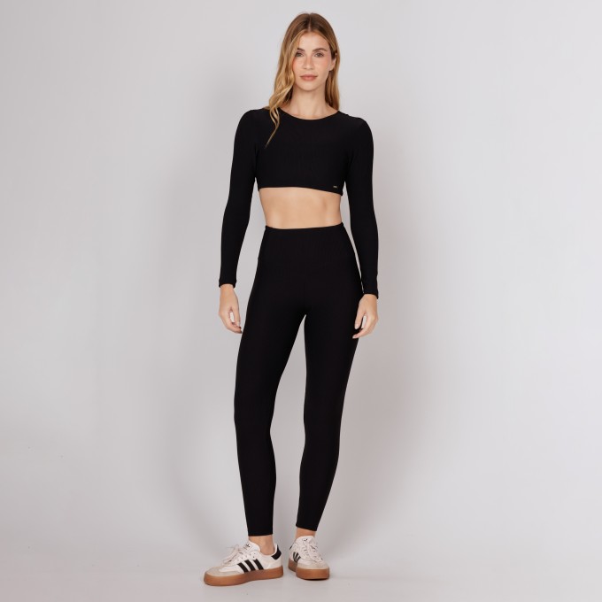Legging Canelada Preto Essential