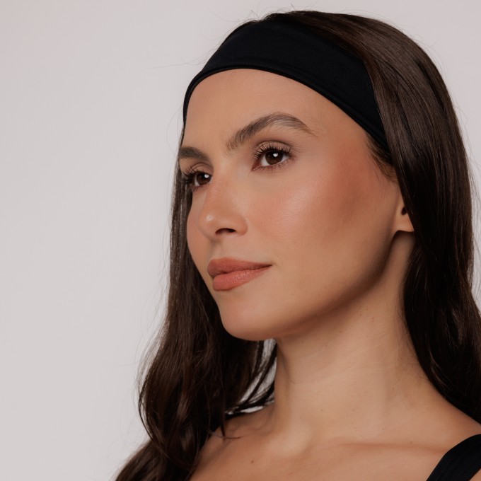 Faixa de Cabelo Performance Preto Timeless