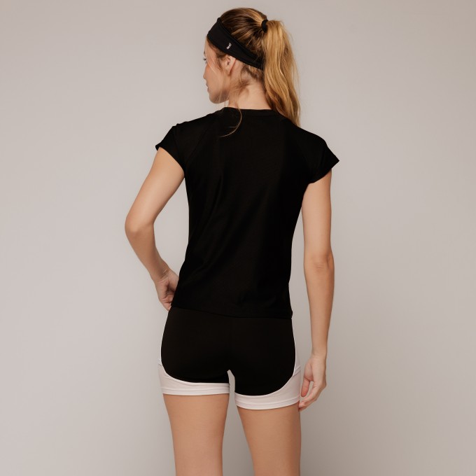 Camisa Gola V Preta Ace