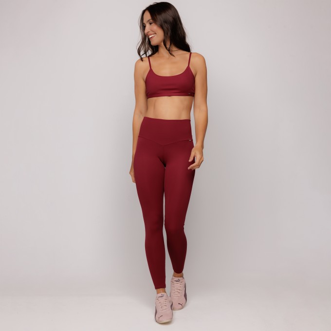 Legging Performance Bordô Timeless