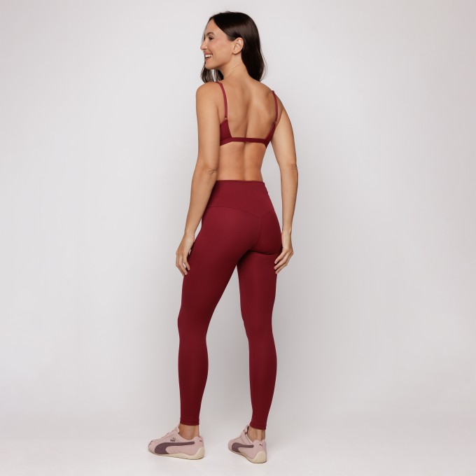 Legging Performance Bordô Timeless