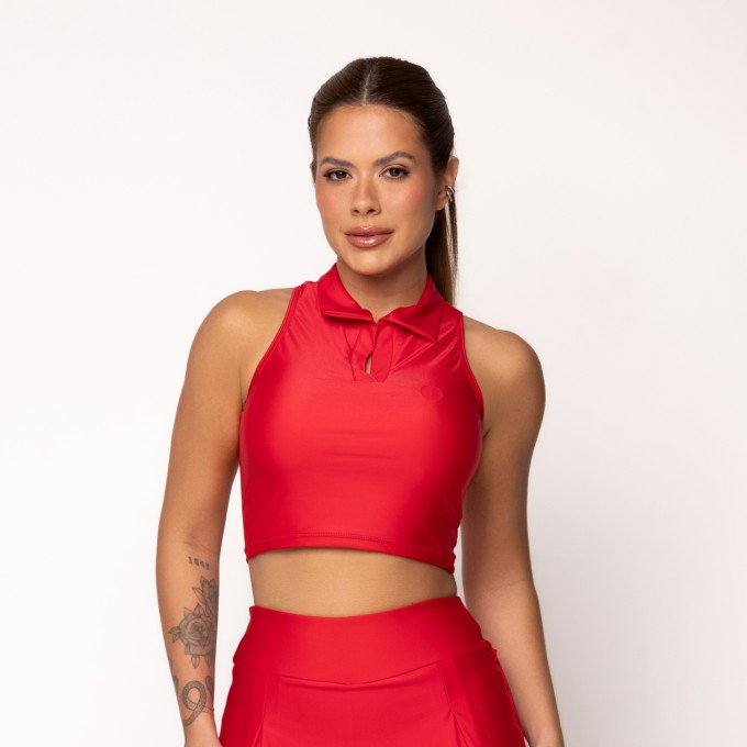 Cropped Gola Polo Vermelho Pace